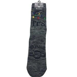 PKWY by Dwyane Wade Men's It's Lit Christmas Crew Socks Size Large 6-12 New